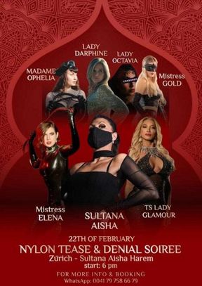 Harem Nylon Femdom Party - Part 1