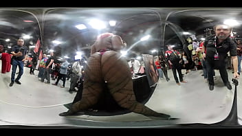 VR video of a booty shake at the VR Novels booth at EXXXotica NJ 2019