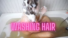 washinh hair