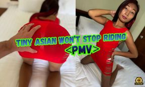 Tiny Asian Girl Wont Stop Riding [VR PMV]