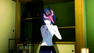 GENSHIN IMPACT Kujou Sara unstoppable sex session (3D HENTAI)