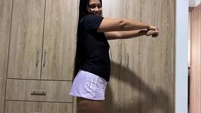 hermanastra pide el favor de que grabe sus ejercicios para tiktok y terminan en otra cosa