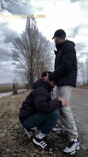 Epic moment from &quot;OUTDOOR GAY SUCKING&quot;