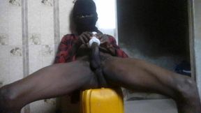 Banging My Silicone Toy for Casting Interview