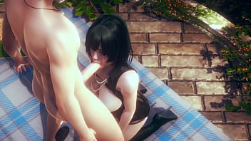 One Punch Man - Fubuki Blowjob and boobjob - Japanese Asian Manga Anime Game Porn