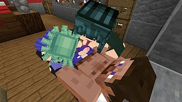 Jenny Mod Fapcraft Minecraft Galath has become Fubuki and Tatsumaki and they are horny and want to fuck