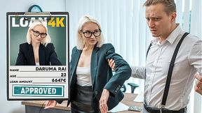 LOAN4K  Slutty Daruma Rai is starting her business with hard anal fuck with a loan manager