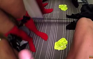 Busty sweet brunette latina fucked in the ass