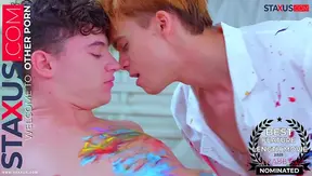 Gabriel & Nathan's Erotic Art Class: Teen 18+Gay College Sex Preview