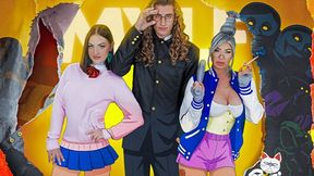 Blonde porn with adroit Lolly Dames and Lucy Lotus from Team Skeet