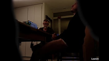 His real step grandpa watches step grandson jerk off (gay)