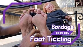Mature woman receives a lot of tickling on her feet (1)