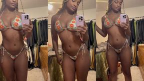bikini try-on