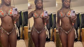 bikini try-on