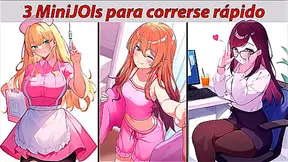 Naughty Nurse GF Tempts You Before Taking Every Drop in Hot Hentai JOI