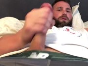 Showing off a huge thick beautiful cock for onlyfans ~ Solo Male Masturbation