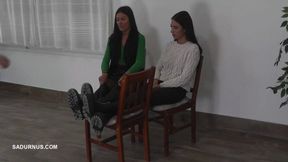 Mistresses Olga and Natasa's dirty boots