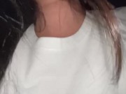 สาวไทยนมใหญ่ขย่มผัว ตอนผัวหลับ