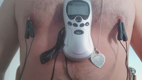 Electric estim on my nipple