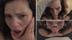 SLUTWIFE CLUB Initiation: Dominating Karla Rose's Throat