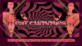 The Demon Witch Gets Masturbated by the magic hand for you to eat the cummies