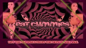 The Demon Witch Gets Masturbated by the magic hand for you to eat the cummies