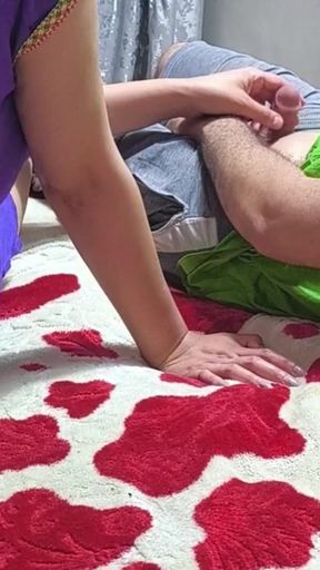 Cuckold Husband See His Wife with BBC Fuck Her Pussy