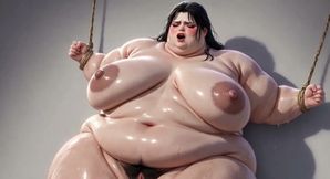 Obese SSBBW Bound Tight - Extremely Aroused &amp; Begging for Cock