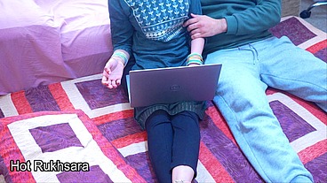 indian Desi bhabhi Rukhsara had an affair with boss fucked her in dress while husband was not at home
