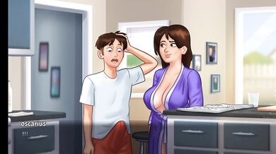 Maid's rough summer fling cumshot pay in missionary