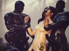 3D Girls Pulverized by Evil Creatures!