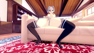 Cute Bunnygirl anal & deepthroat Yiff Furry PoV Hentai 60 FPS