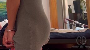 doctor examines young patient in front of stepdaddy during home visit - full version