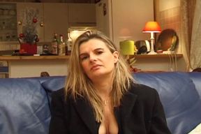 French blonde whore spanked hard before cumshot