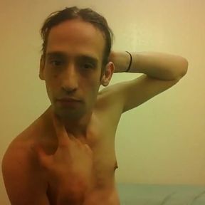 Topless Transgirl Moving Her Ears Handsfree