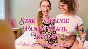 DELUGE + STAR PANTY HAUL TRY ON! (feat. accidental dildo)