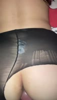 BruceTrap Torn Nylon Stepsis's Ass, Fucks LadyRuu's Juicy Teen (18+) Pussy