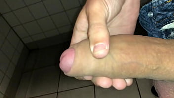 Cumming In Public Restroom