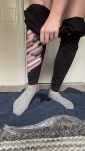 First time diaper in public, leaking in dressing room