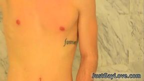 Mentally handicapped gay male solo porn Dustin Fitch and his