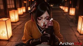 slutty chiori was found near the streets, where she give a blowjob to anyone who wants one[ai]