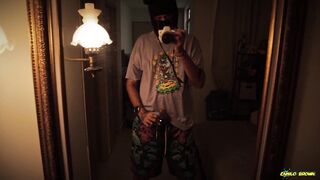 Good-sized Uncircumcised Man-meat Fuckfest Devil Handsfree Electro-hitachi Onanism Spunk On Mirror