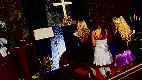 Kinky church meeting ends up with a nasty orgy