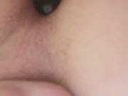 First butt plug for virgin sissy anal insertion
