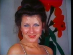 Lusty brunette with curvy body gives sloppy wet head on her back