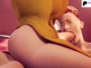 FUTA DOMINATE ANAL SCREW AND CREAMPIE LARGE KNOB FUTANARI ANIME ANIMATION