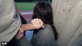 almost caught girl gets facial in public school after lesson - little arden