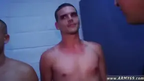 Boot Camp Temptation: Fresh Recruits Hooked on Ripped Sergeants Cocks – GayPorn