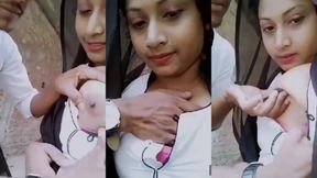 Khalato bhai taar bon er dudh ber kore moja kore khaowar MMS video clip