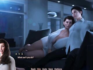 Watching Movie scene with My Sexy Stepmom